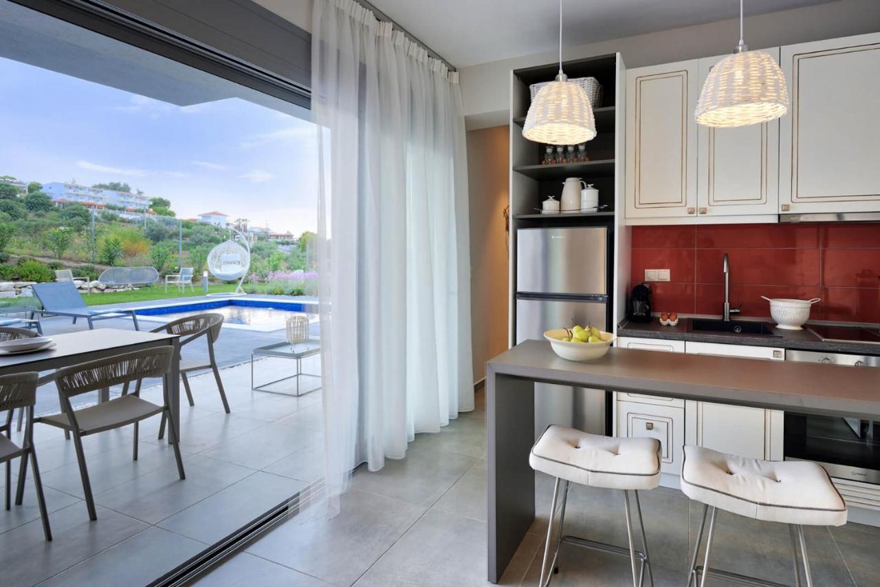 Soleado Luxury Villas Skala Fourkas Ngoại thất bức ảnh