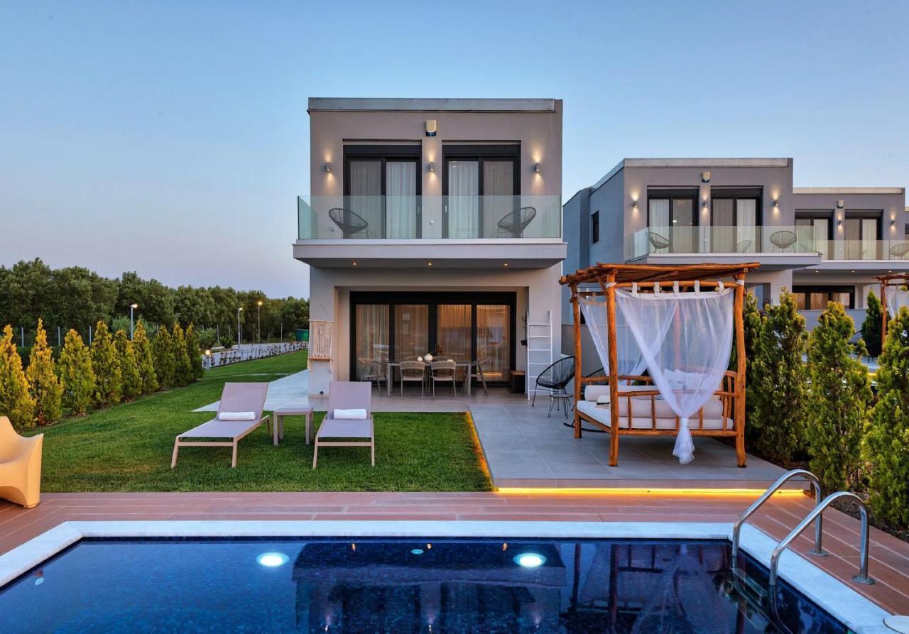 Soleado Luxury Villas Skala Fourkas Ngoại thất bức ảnh