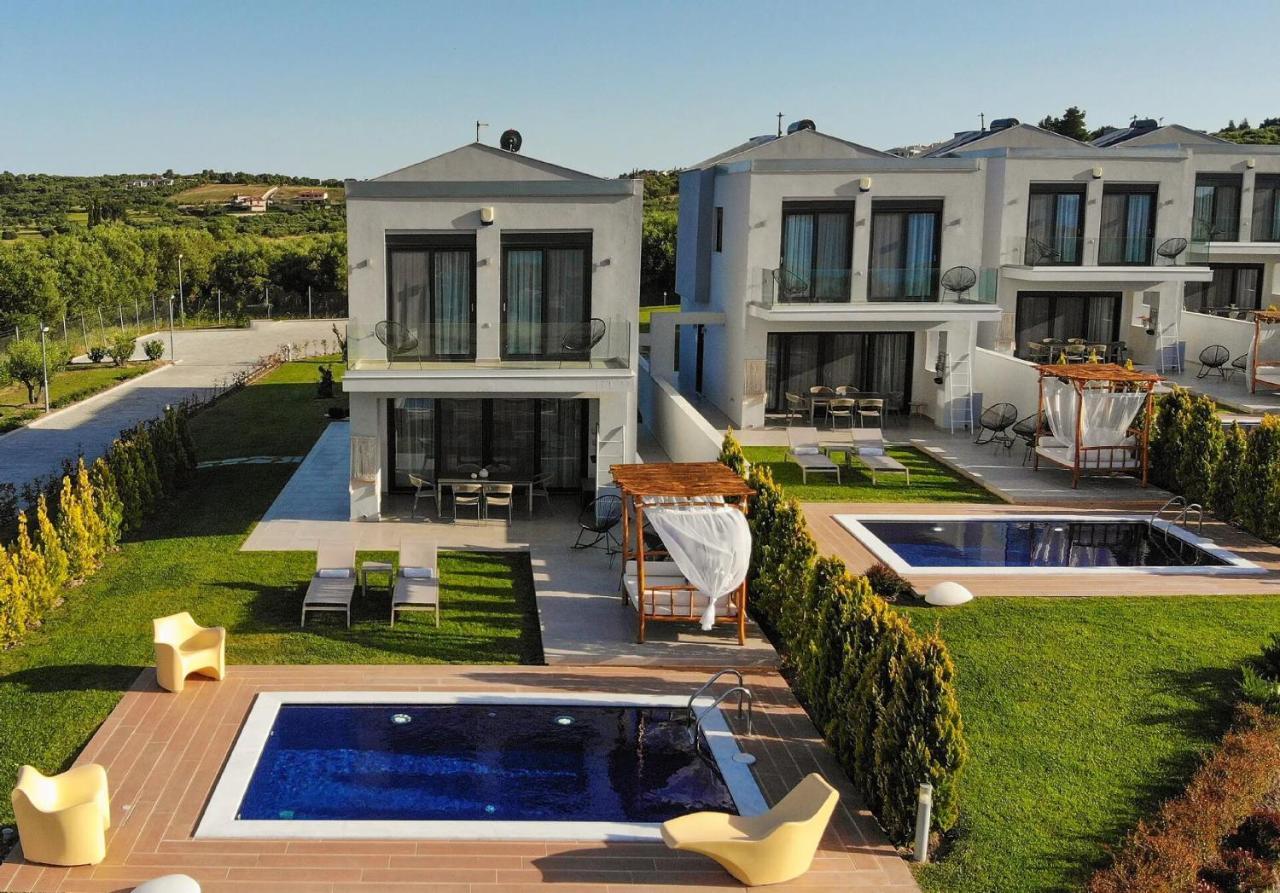 Soleado Luxury Villas Skala Fourkas Ngoại thất bức ảnh